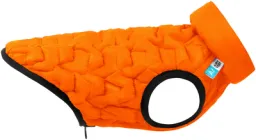 Курточка двостороння Collar AiryVest UNI для маленьких собак XS 28 Жовтогарячо-чорна (2518)