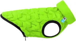 Курточка двостороння Collar AiryVest UNI для маленьких собак XS 28 Салатово-чорна (2512)
