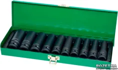 Набір довгих ударних головок Toptul 1/2" 10-24 мм 10 предметів (GDAD1002)