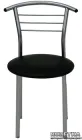 Стілець для кухні та вітальні Примтекс Плюс 1011 alum CZ-3 Чорний