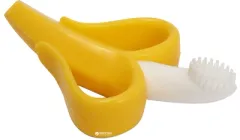 Прорізувач-щітка для зубів Lindo DK01 силіконовий Банан (4890211000014)