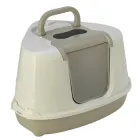 Туалет для кішок Moderna Flip Corner 56х45х39 см Світло-сірий (5412087009633)