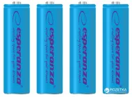 Акумулятор Esperanza Ni-MH AA 2000 мАг 4 шт (EZA104B)