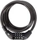 Кодовий замок Green Cycle PYM3720 в силіконовій обоймі + кріплення 150х1 см Чорний (LCK-64-45)
