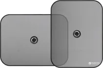 Бічні сонцезахисні шторки CarLife 440 х 380 мм 2 шт. (ss044)