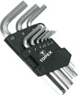 Ключі шестигранні TOPEX HEX 1.5-10 мм 9 шт. (35D955)