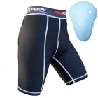 Шорти компресійні FirePower FPCS1 (S) Чорні з білим