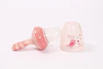 Ніблер силіконовий Lindo Premium А 60 з ковпачком Рожевий (4890210600604)