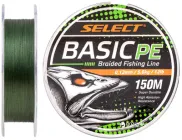 Шнур Select Basic PE 150 м 0.12 мм 5.6 кг Темно-зелений (18701822)
