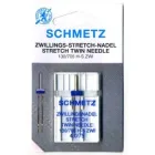 Голки подвійні для трикотажу Schmetz Twin Stretch №75/4,0