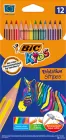Олівці кольорові BIC Evolution Stripes 12 кольорів (950522) (3086123499102)