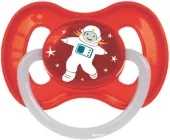 Пустушка латексна кругла Canpol babies Space 6-18 місяців (23/222_red_new)