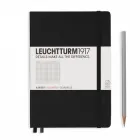 Блокнот Leuchtturm1917 середній А5 Чорний в крапку 14,5х21 см (329398)