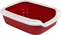 Туалет для кішок Природа Comfort L 49 х 39 х 15 см Бордовий (4823082417391)