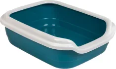 Туалет для кішок Природа Comfort L 49 х 39 х 15 см Ультрамарин (4823082417414)