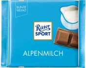 Шоколад Ritter Sport молочний з альпійським молоком 100 г (4000417018007/4000417601810)