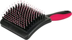 Пуходерка для кішок і собак Croci Vanity з напиленням і щетиною велика 11.5 х 9 см (8023222064348)