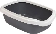 Туалет для котів Природа Comfort M 41 х 30 х 13 см Сірий (4823082416998)
