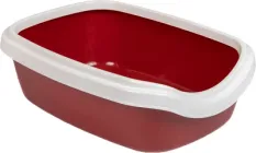 Туалет для котів Природа Comfort M 41 х 30 х 13 см Бордо (4823082417360)