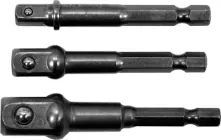 Набір перехідників HEX YATO 1/4", 3/8", 1/2" 3 шт. (YT-04685)