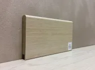 Плінтус Супер Профіль Дуб Шамоні Світлий 2800x79x12.5 Світло сірий 1279dss