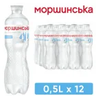 Упаковка мінеральної природної столової негазовоної води "Моршинська" 0,5 л х 12 пляшок