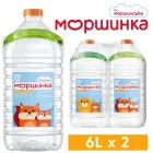 Упаковка мінеральної питної негазовоної дитячої води "МОРШИНКА" 6,0 л х 2 пляшки