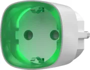 Радіокерована розумна розетка з лічильником енергоспоживання Ajax Socket White (000012320)