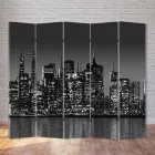 Декоративна Ширма FineDecor "Нічне місто" 200x180 см 014b
