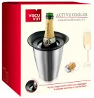 Відро для охолодження ігристого вина Vacu Vin Active Cooler Champagne Elegant Stainless Steel (3647360)