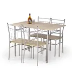 Набір стільців і стільців 4 Faust Halmar 110x75x70 (V-CH-FAUST-ZESTAW) 060373