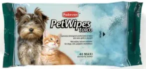 Очисні вологі серветки Padovan Pet Wipes Talco 40 шт. (PP00464)
