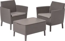 Набір меблів Allibert Salemo balcony set Бежевий (8711245155319_8711245145457)