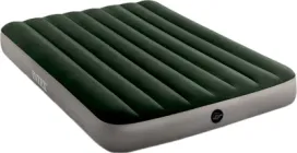 Надувний матрац Intex Downy Airbed 137 х 191 х 25 см Зелений (64778)