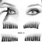 Накладні вії на 3 магнітах Magnetic Lashes KS-02/3 магнітні