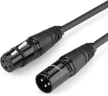 Мікрофонний кабель Ugreen AV130 XLR Male to Female Microphone Cable 2 м Black (90401986/20710)