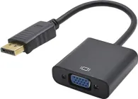 Адаптер STLab DisplayPort Male - VGA Female HD 1080P, 0.18 м Чорний (U-997)