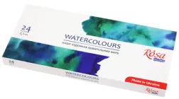 Набір акварельних фарб Rosa Studio 24 кольори х 2.5 мл (4823098518037)