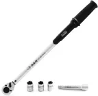 Ключ динамометричний S&R 1/2" 40-210 Nm + под. 125 мм гол. 17,19,21 мм (465112210)