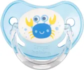 Пустушка силіконова анатомічна Canpol babies Love & Sea 0-6 місяців Блакитна (22/506 Блакитний)