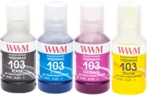 Набір чорнила WWM 103 для Epson L3100/3110/3150 4х140 г B/C/M/Y (E103SET4)