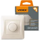 Світлорегулятор поворотний VIDEX Binera 600 Вт Кремовий (VF-BNDM600-CR)