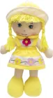 Лялька Devilon м'яконабивна з вишитим обличчям 36 см Жовта (5102681860784)