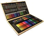 Набір для малювання та творчості UFT Art Set Wood з дерев'яною валізкою на 180 (220) предметів (UFTArtSetWood) (69717820602689)