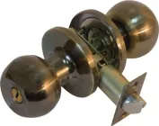 Ручка кнопка Bruno 607 (3587) AB Антична Латунь комплект (TD15287)