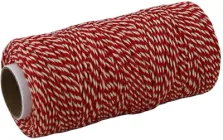 Шпагат Радосвіт бавовняний біло-червоний, 630 текс, 100 метрів 2 шт (4820172932871)