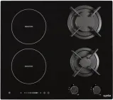 Варильна поверхня комбінована Ventolux HG622 B9G RCS I (BK)