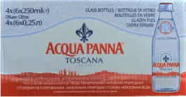 Упаковка мінеральної негазованої води Acqua Panna 0.25 л х 24 пляшки (8002270057625)