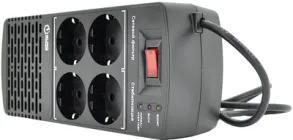 Стабілізатор напруги релейний EuroPower EPX-604 600VA 300 W, input: 184 ~ 276 V, output: 220 V ± 10%, 4 SHUKO, Q (00452)