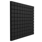 Панель із акустичного поролону Ecosound Tetras Black 20 100х100 см Чорний графіт